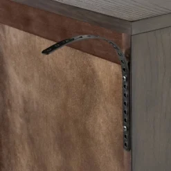 Palma Arched Fluted Cabinet Dark Brown - Threshold™ Designed With Studio McGee: Hardwood Frame, 2 Shelves, MDF Surface -Interior Sale Store GUEST 01ffa00e 7f03 4a16 aa29 d63e42164978