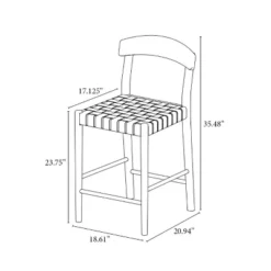 Cliff Haven Solid Wood With Woven Seat Counter Height Barstool - Threshold™ Designed With Studio McGee 13 Cliff Haven Solid Wood With Woven Seat Counter Height Barstool - Threshold™ Designed With Studio McGee -Interior Sale Store GUEST 028577f6 8f3f 49ef 9a03 601c170f7db8