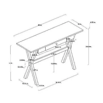 Wasatch Console Table With Drawer Off White - Threshold™ Designed With Studio McGee 8 Wasatch Console Table With Drawer Off White - Threshold™ Designed With Studio McGee - Image 6