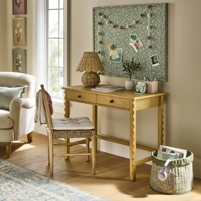 40"x30" Printed Fabric Pinboard - Threshold™ Designed With Studio McGee 3 40"x30" Printed Fabric Pinboard - Threshold™ Designed With Studio McGee