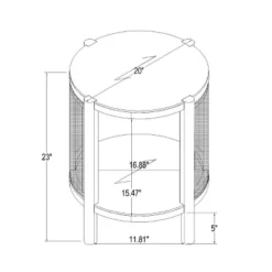 Portola Hills Woven Accent Table - Threshold™ Designed With Studio McGee 20 Portola Hills Woven Accent Table - Threshold™ Designed With Studio McGee -Interior Sale Store GUEST 0561165f 7bd8 4818 b2e8 f2a443a2b510