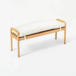 Ventura Pillow Top Bench Natural - Threshold™ Designed With Studio McGe Assembly Required -Interior Sale Store GUEST 0e69ce01 a91b 4940 9936 68e5f27557d6