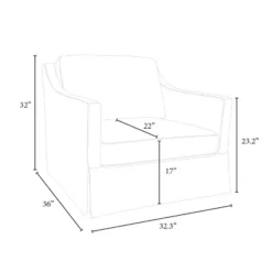 Vivian Park Upholstered Swivel Chair Cream - Threshold™ Designed With Studio McGee 13 Vivian Park Upholstered Swivel Chair Cream - Threshold™ Designed With Studio McGee -Interior Sale Store GUEST 0f6cc5a6 f1ac 4b5a a69b 5faae524745a