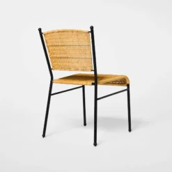 2pk Woven Metal Dining Chair - Threshold™ Designed With Studio McGee -Interior Sale Store GUEST 10156532 4fe6 4b3e a8e4 4621c787e83c