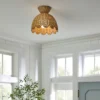 Woven Flush Mount Ceiling Light - Threshold™ Designed With Studio McGee -Interior Sale Store GUEST 10acfe15 ada3 4715 9836 6576e91f805f