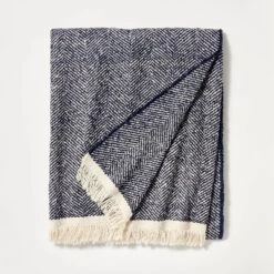 Herringbone Frayed Edges Throw Blanket - Threshold™ Designed With Studio McGee -Interior Sale Store GUEST 10ebf0a7 3b1a 4fe8 99e3 b927512565df