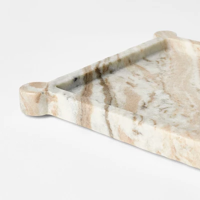 8" Marble Catchall Tray Off-White - Threshold™ Designed With Studio McGee 5 8" Marble Catchall Tray Off-White - Threshold™ Designed With Studio McGee - Image 3