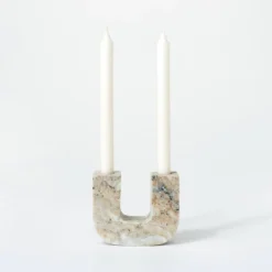 Marble Taper Candle Holder - Threshold™ Designed With Studio McGee -Interior Sale Store GUEST 13ad8d78 5f39 4301 9f09 eb1fc8fda0f5