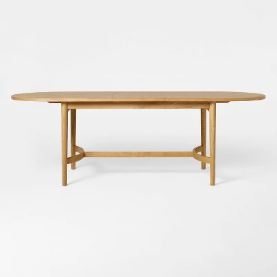 Cardamine Racetrack Dining Table Natural Wood - Threshold™ Designed With Studio McGee 5 Cardamine Racetrack Dining Table Natural Wood - Threshold™ Designed With Studio McGee - Image 3