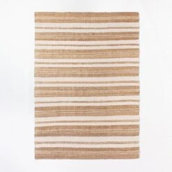 Riverton Striped Jute/Wool Area Rug Tan - Threshold™ Designed With Studio McGee -Interior Sale Store GUEST 165a2fb4 ddce 4cf5 8ba0 34ba0b546b4a