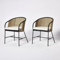 2pc Westcliff Seagrass Dining Chairs - Threshold™ Designed With Studio McGee -Interior Sale Store GUEST 1a2c5a36 ead8 4159 ba47 2d514011b1c4