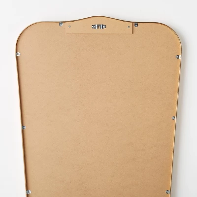 23" X 36" Metal Curved Top Mirror Gold - Threshold™ Designed With Studio McGee 5 23" X 36" Metal Curved Top Mirror Gold - Threshold™ Designed With Studio McGee - Image 3