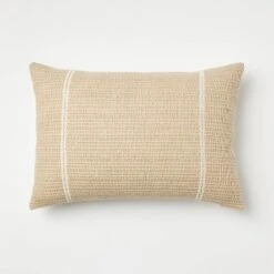 Oversize Embroidered Striped Throw Pillow Cream - Threshold™ Designed With Studio McGee -Interior Sale Store GUEST 1ddb9719 cee8 4fd1 9365 47a3d094f05c