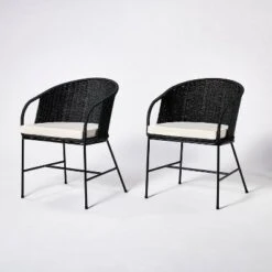 2pc Westcliff Seagrass Dining Chairs - Threshold™ Designed With Studio McGee -Interior Sale Store GUEST 1ef013bb 4ce3 40b0 b848 cfeb6771829e