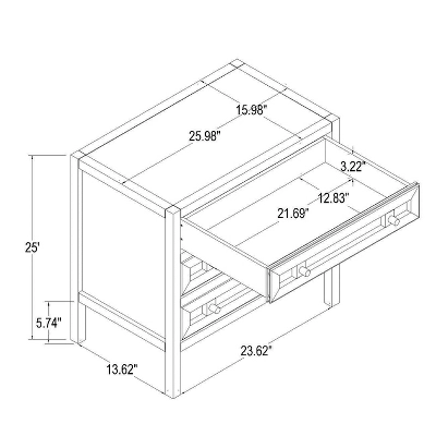 Springville 3 Drawer Nightstand White - Threshold™ Designed With Studio McGee 8 Springville 3 Drawer Nightstand White - Threshold™ Designed With Studio McGee - Image 6