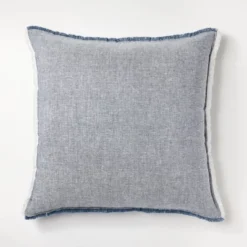 Oversized Reversible Linen Square Throw Pillow With Frayed Edges - Threshold™ Designed With Studio McGee -Interior Sale Store GUEST 203bd06b aca7 4221 8c6f 8e72bb86ebc1