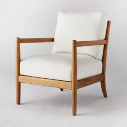 Park Valley Ladder Back Wood Arm Accent Chair - Threshold™ Designed With Studio McGee -Interior Sale Store GUEST 206cdd8a 8553 47b6 b0a9 669f755f3bb8
