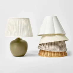 Ceramic Lamp Base Green - Threshold™ Designed With Studio McGee -Interior Sale Store GUEST 216b85b0 2151 4418 8582 7d1d5690aa83