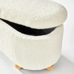 Havenstone Pill Shaped Storage Bench - Threshold™ Designed With Studio McGee -Interior Sale Store GUEST 23005a54 eccd 4b7f a243 da3f721b3a58