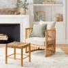 Richfield Barrel Spindle Back Accent Chair Cream/Natural - Threshold™ Designed With Studio McGee -Interior Sale Store GUEST 28776379 63e9 465d 9198 b60f791944c0