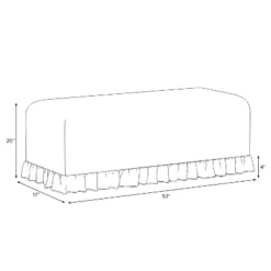 Ruffle Slipcover Dining Bench - Threshold™ Designed With Studio McGee 20 Ruffle Slipcover Dining Bench - Threshold™ Designed With Studio McGee -Interior Sale Store GUEST 28a4185b 9f2c 4ea5 af90 760529378e16