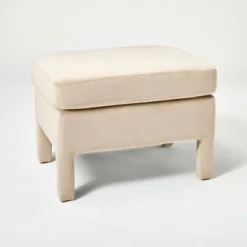 Bellfield Fully Upholstered Ottoman - Threshold™ Designed With Studio McGee -Interior Sale Store GUEST 2a370d06 e4b4 4713 8a83 7c6f64112654