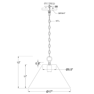 Metal Pendant Ceiling Light - Threshold™ Designed With Studio McGee 7 Metal Pendant Ceiling Light - Threshold™ Designed With Studio McGee - Image 5
