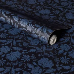 Floral Striped Navy Wallpaper - Threshold™ -Interior Sale Store GUEST 2b2ac18f f8ed 47d6 b534 34c7bee59cbc