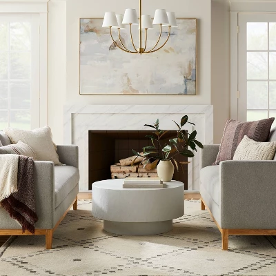 6-Light Ceiling Chandelier Brass - Threshold™ Designed With Studio McGee 3 6-Light Ceiling Chandelier Brass - Threshold™ Designed With Studio McGee