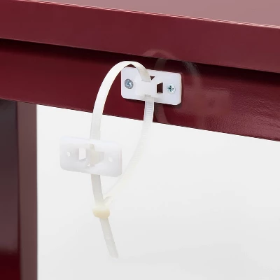 Console Table Lacquer Finish Dark Red - Threshold™ Designed With Studio McGee 6 Console Table Lacquer Finish Dark Red - Threshold™ Designed With Studio McGee - Image 4