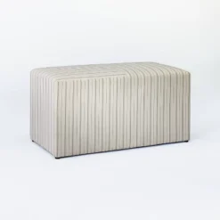 Lynwood Cube Bench - Threshold™ Designed With Studio McGee -Interior Sale Store GUEST 3481984c acbb 4c8f a6df 8cb192f94ae4