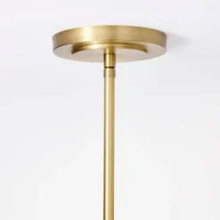 Wicker Dome Pendant With Opal Glass Ball Ceiling Light Brown - Threshold™ Designed With Studio McGee: Rattan Chandelier, ETL Listed -Interior Sale Store GUEST 375f791e 8ee1 4a31 978e 5a0fd121459d