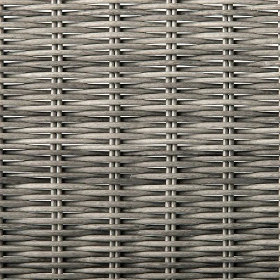 Wicker & Metal X Frame Patio Loveseat - Gray - Threshold™ Designed With Studio McGee 6 Wicker & Metal X Frame Patio Loveseat - Gray - Threshold™ Designed With Studio McGee - Image 4