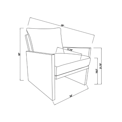 Duchesne Wood Accent Chair With Upholstered Seat And Back Cream - Threshold™ Designed With Studio McGee 9 Duchesne Wood Accent Chair With Upholstered Seat And Back Cream - Threshold™ Designed With Studio McGee - Image 7
