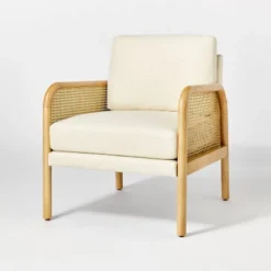 Cane Accent Chair Cream - Threshold™ Designed With Studio McGee -Interior Sale Store GUEST 425dab13 ab47 4f03 adfa 872e0793bca3