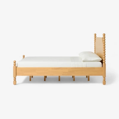 Modern Turned Wood Bed Brown - Threshold™ Designed With Studio McGee 5 Modern Turned Wood Bed Brown - Threshold™ Designed With Studio McGee - Image 3