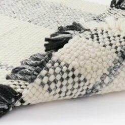 Laurelhurst Indoor/Outdoor Plaid Rug Black/White - Threshold™ Designed With Studio McGee -Interior Sale Store GUEST 47457b71 5c9b 42df 87fc 530893609812