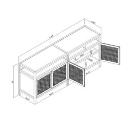 Springville Caned Door TV Stand - Threshold™ Designed With Studio McGee -Interior Sale Store GUEST 4767db1b 9dbf 4d97 9af5 725f225f4811