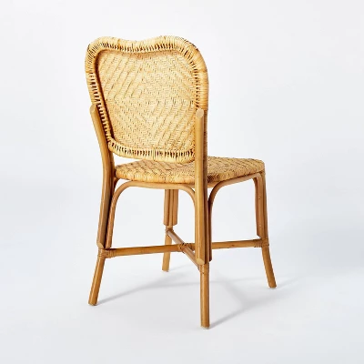 Interlaken Rattan With Woven Seat And Back Dining Chair - Threshold™ Designed With Studio McGee 5 Interlaken Rattan With Woven Seat And Back Dining Chair - Threshold™ Designed With Studio McGee - Image 3