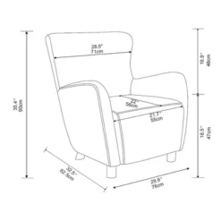 Kessler Wingback Faux Sherling Accent Chair Cream - Threshold™ Designed With Studio McGee -Interior Sale Store GUEST 4c51f9cd e87e 4874 8672 f098ed2266be