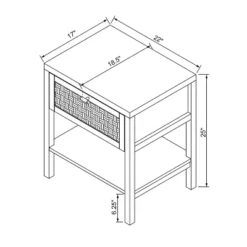 Palmdale Nightstand Woven 1 Drawer Natural - Threshold™ Designed With Studio McGee 13 Palmdale Nightstand Woven 1 Drawer Natural - Threshold™ Designed With Studio McGee -Interior Sale Store GUEST 550d6465 ce76 4b84 aecc 7d7a65f14b62