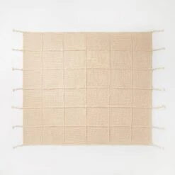 Windowpane Knit Throw Blanket With Tassels - Threshold™ Designed With Studio McGee -Interior Sale Store GUEST 58031634 0a5e 428d 8da8 697cee8d5ea1