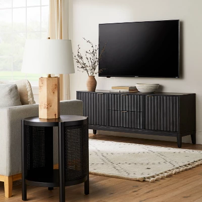 Thousand Oaks Wood Scalloped TV Stand For TVs Up To 60" - Threshold™ Designed With Studio McGee 3 Thousand Oaks Wood Scalloped TV Stand For TVs Up To 60" - Threshold™ Designed With Studio McGee