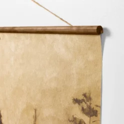 36"x48" Sepia Wilderness Paper Banner: Threshold™ Designed W/Studio McGee, Rustic Pine Frame, Nature Art -Interior Sale Store GUEST 5a836be6 cccd 4d57 a4a9 0e90ec60d262