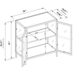 30" Crystal Cove Glass Cabinet Black - Threshold™ Designed With Studio McGee 13 30" Crystal Cove Glass Cabinet Black - Threshold™ Designed With Studio McGee -Interior Sale Store GUEST 5b71f51a 7630 42b5 9e09 477102ac59f6