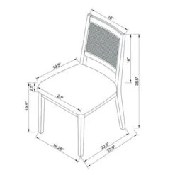 Oak Park Cane Dining Chair Black - Threshold™ Designed With Studio McGee -Interior Sale Store GUEST 5e0d79ff e5da 47f6 89c1 777b56e7d3ca