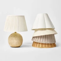 Round Faux Wood Lamp Base Brown - Threshold™ Designed With Studio McGee 11 Round Faux Wood Lamp Base Brown - Threshold™ Designed With Studio McGee -Interior Sale Store GUEST 64e55bef fd98 4da8 8608 17cd78b2c29f