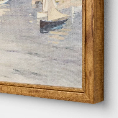 16"x12" Boats Framed Art - Threshold™ Designed With Studio McGee 4 16"x12" Boats Framed Art - Threshold™ Designed With Studio McGee - Image 2