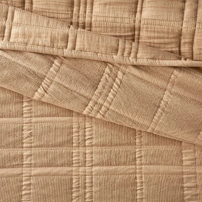 Waffle Matelasse Reversible Quilt - Threshold™ Designed With Studio McGee 5 Waffle Matelasse Reversible Quilt - Threshold™ Designed With Studio McGee - Image 3