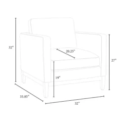 Woodland Hills Wood Base Chair Light Gray - Threshold™ Designed With Studio McGee -Interior Sale Store GUEST 6e8f4d51 943c 49ba 9657 ccd0dc5a9fa7